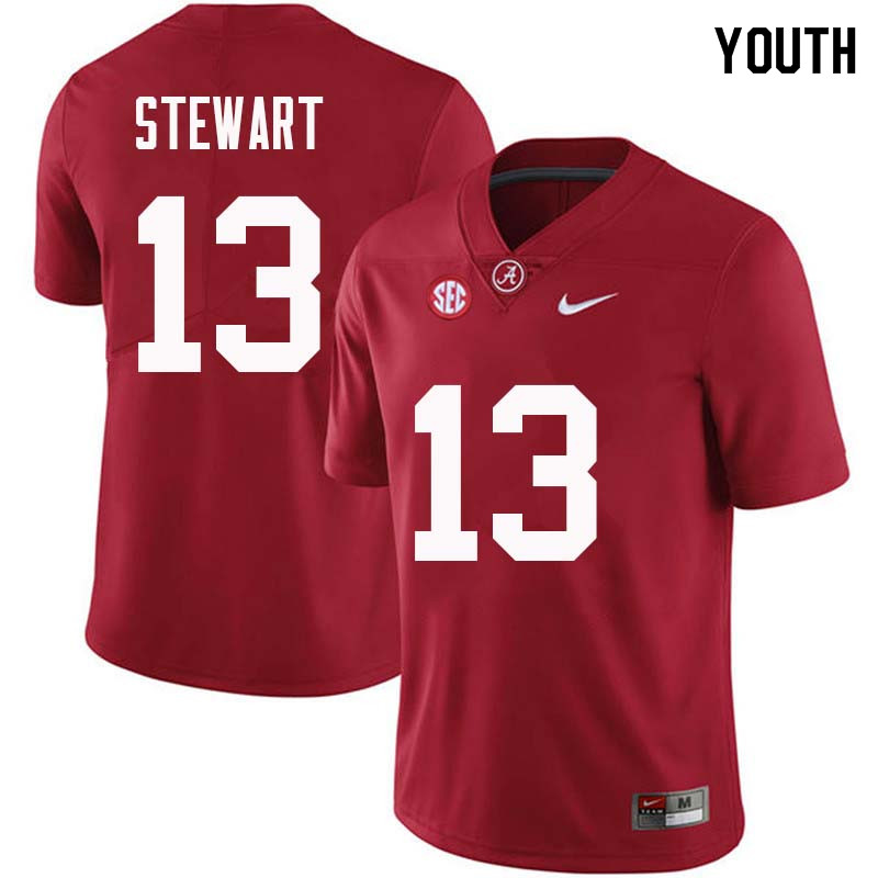 Alabama Crimson Tide Youth ArDarius Stewart #13 Crimson NCAA Nike Authentic Stitched College Football Jersey PL16C30VU